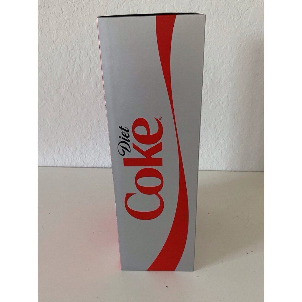 I Love DIET COKE 40 Oz Stainless Steel TUMBLER TRAVEL CUP W/STRAW Gift Box NEW - Picture 10 of 11
